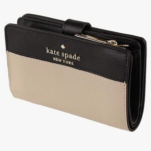 Kate Spade Black and Cream Wallet